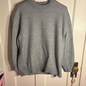 H&M Light Gray Relaxed Fit Sweater